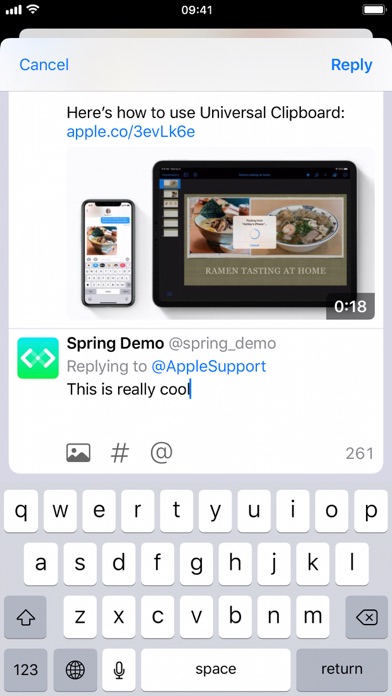 Spring for Twitter screenshot