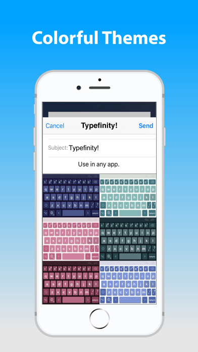 Typefinity Keyboard & Numbers screenshot