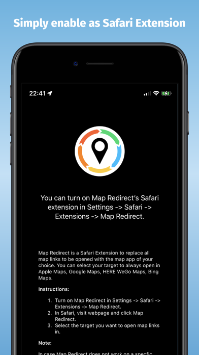 Map Redirect for Map Links screenshot