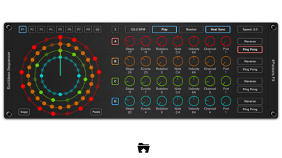 Euclidean AUv3 Sequencer screenshot