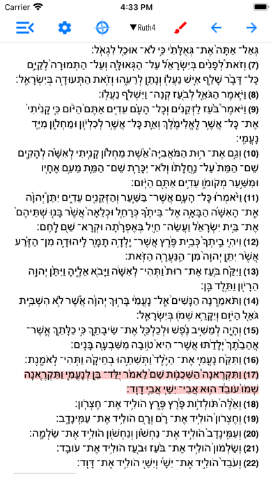 Greek and Hebrew Study Bible screenshot