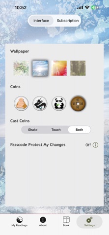 iChing Pocket App of Wisdom screenshot