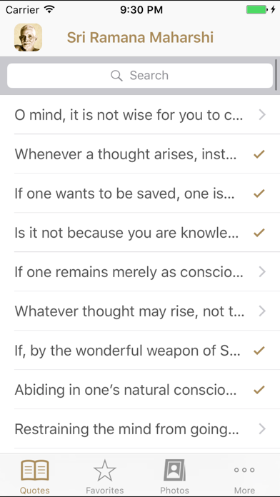 Ramana Maharshi Quotes screenshot