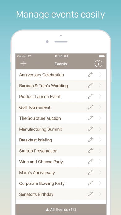Guest List Organizer Pro screenshot