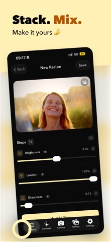 Recipes for Filters & Presets screenshot