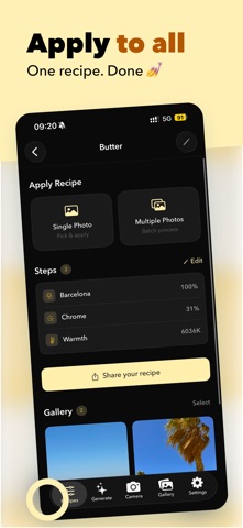 Recipes for Filters & Presets screenshot
