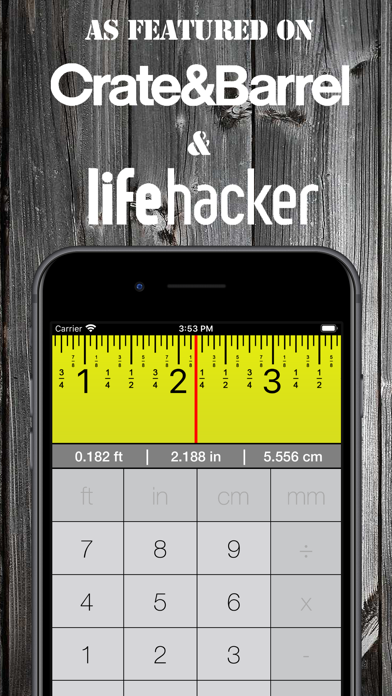 Tape Measure Calculator Pro screenshot