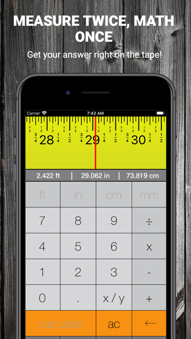 Tape Measure Calculator Pro screenshot