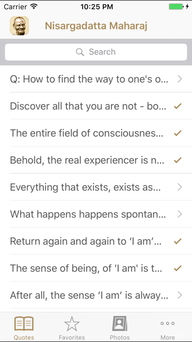 Nisargadatta Maharaj Quotes screenshot