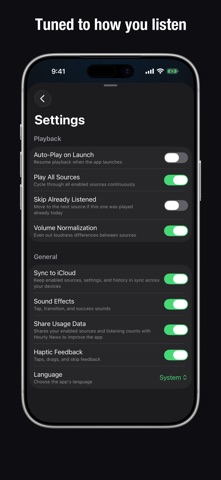 Hourly News screenshot