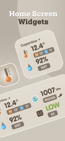 Thermo-hygrometer screenshot