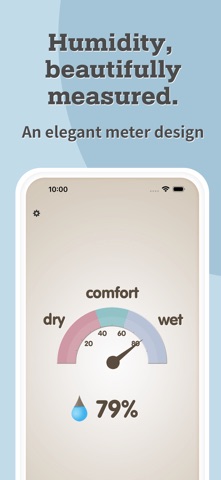 Thermo-hygrometer screenshot