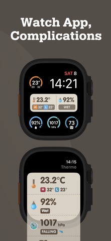 Thermo-hygrometer screenshot
