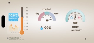Thermo-hygrometer screenshot