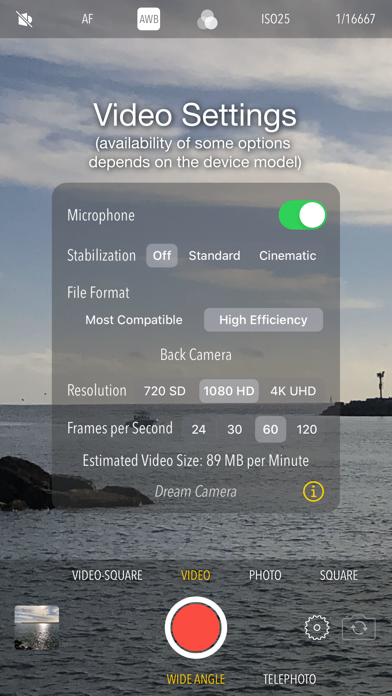 Dream Camera screenshot