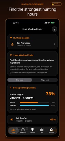 Hunting Calendar Deluxe screenshot