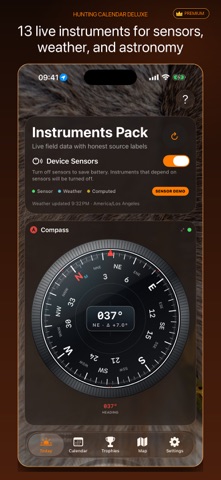 Hunting Calendar Deluxe screenshot