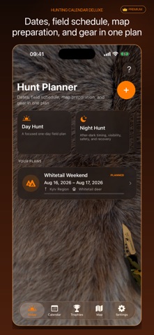 Hunting Calendar Deluxe screenshot