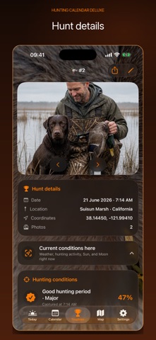 Hunting Calendar Deluxe screenshot