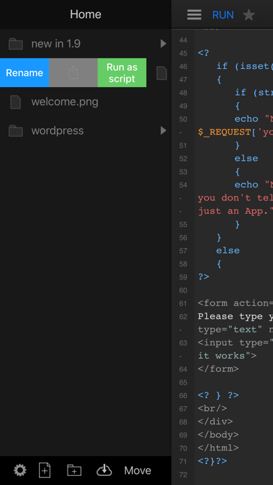 DraftCode for PHP IDE screenshot