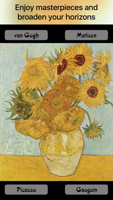 Who painted? Paintings Quiz screenshot