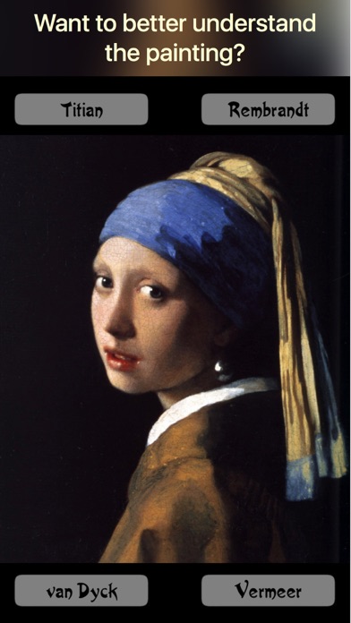Who painted? Paintings Quiz screenshot
