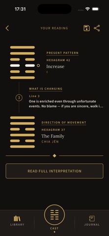 I Ching screenshot