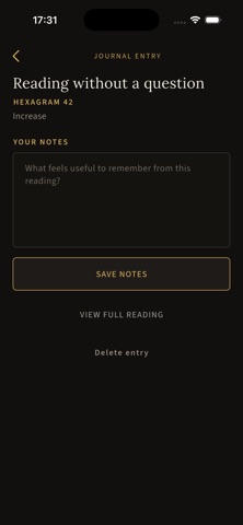 I Ching screenshot