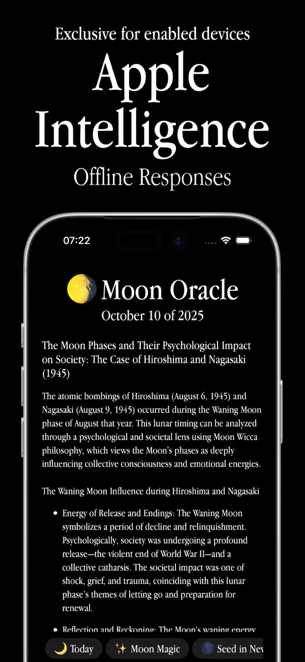 Moon Oracle: Wicca Advanced screenshot