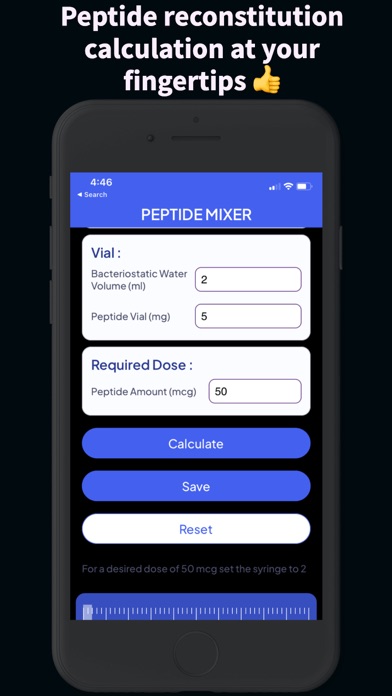 PepCal: Peptide Calculator screenshot