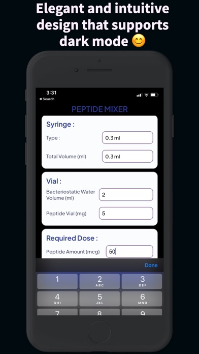 PepCal: Peptide Calculator screenshot