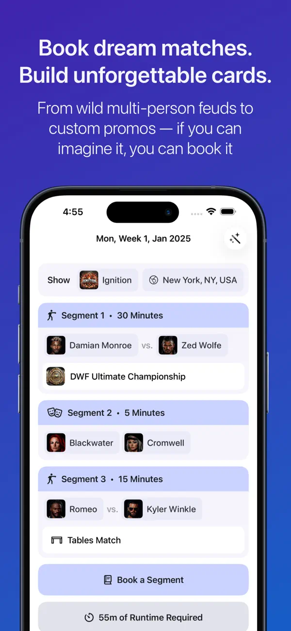 WrestleVerse: Pro Wrestling GM screenshot