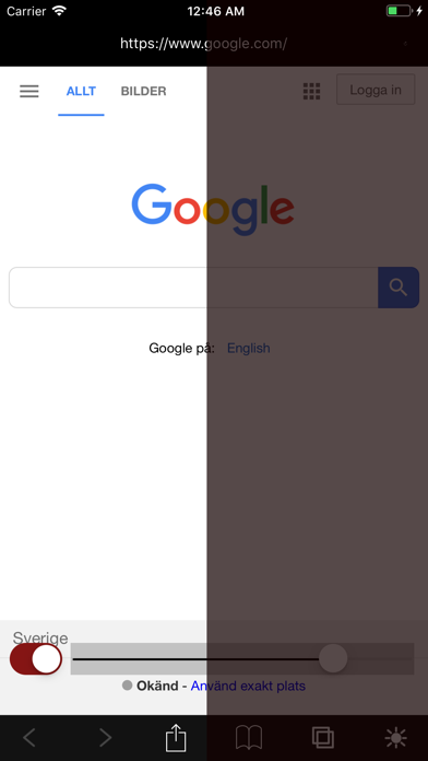 Night Web Browser by Alex screenshot