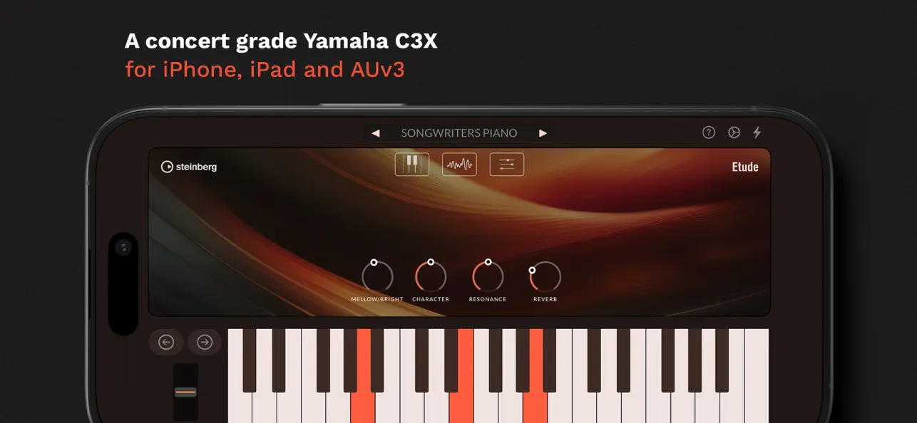 Etude – Grand Piano App & AUv3 screenshot
