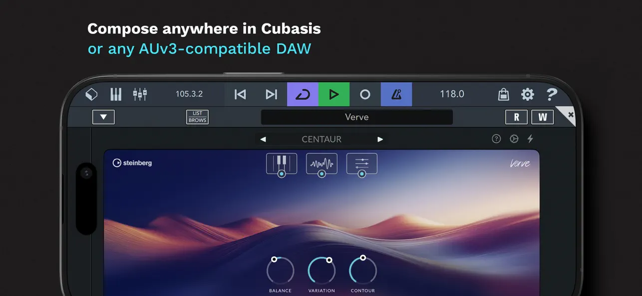 Verve – Felt Piano App & AUv3 screenshot