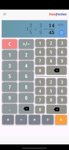 Fraction Calculator Plus + screenshot