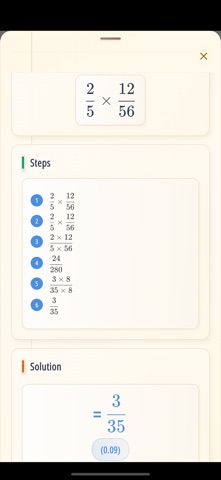 Fraction Calculator Plus + screenshot