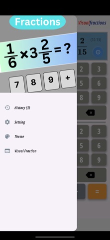 Fraction Calculator Plus + screenshot