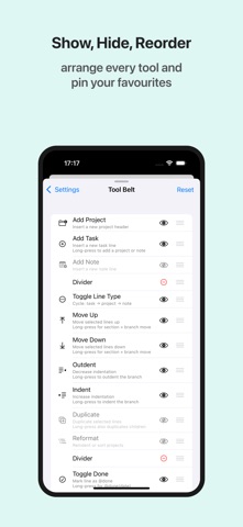 PaperTrail: TaskPaper Client screenshot