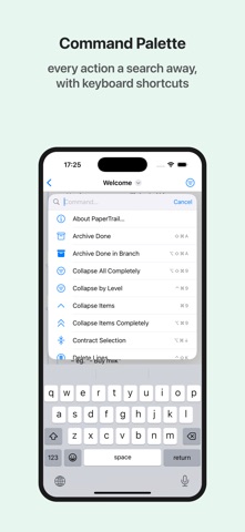 PaperTrail: TaskPaper Client screenshot