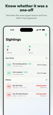 Antizuck Smart Glasses Scanner screenshot