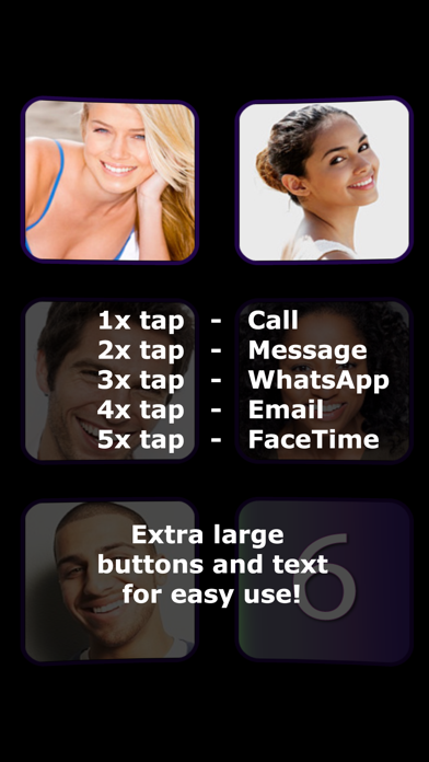 Speed Dial XL: Big Photo Call screenshot