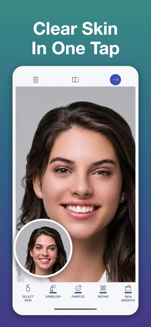 Clear Skin AI: Face Editor screenshot