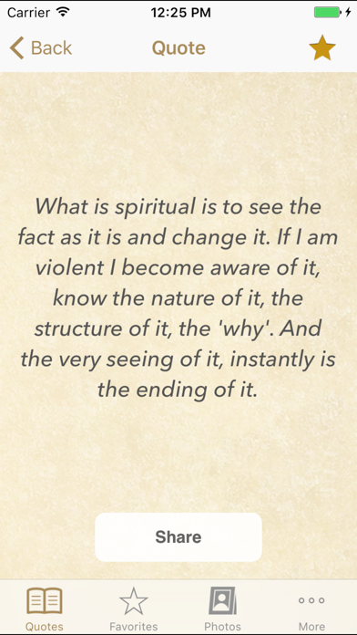 Krishnamurti Wisdom Quotes screenshot