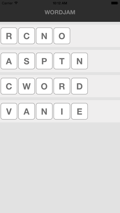 Word Jam – jumble scramble screenshot