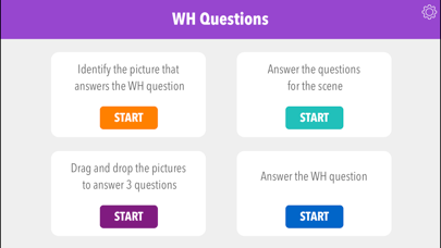 Wh Questions by Teach Speech screenshot