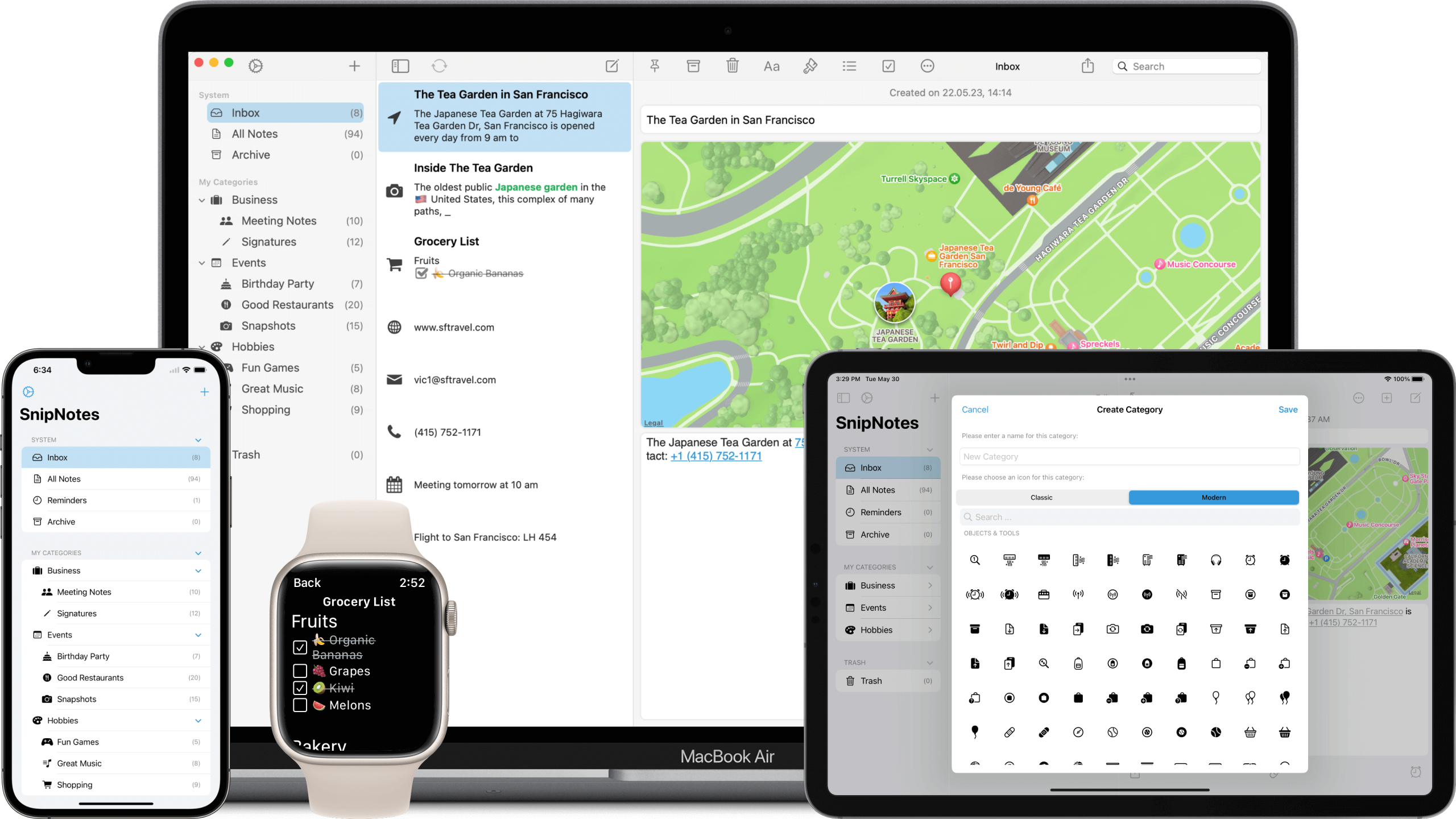 SnipNotes Notebook & Clipboard screenshot