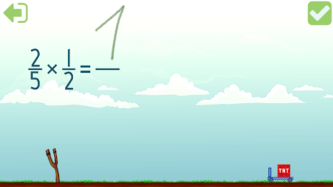 Multiplying Fractions screenshot