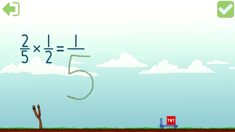 Multiplying Fractions screenshot