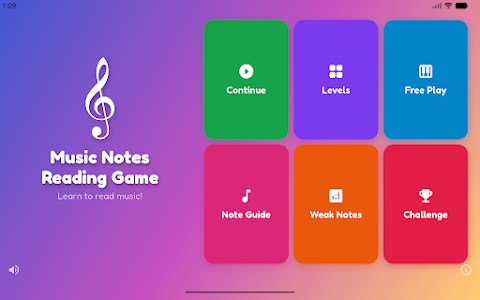 Music Note Reading Game screenshot